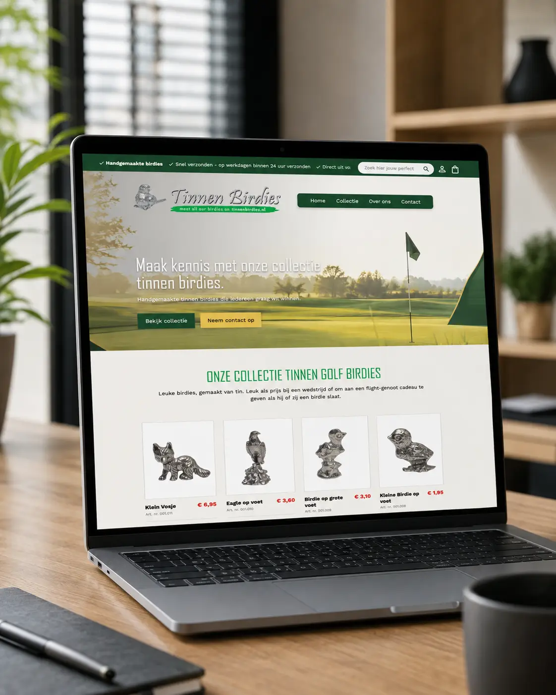Nieuwe webshop voor Tinnenbirdies.nl