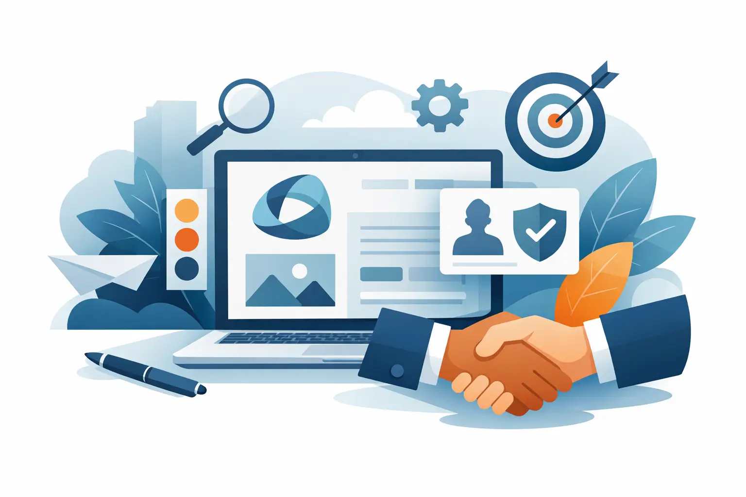 Logo en webdesign: zo bouw je direct vertrouwen
