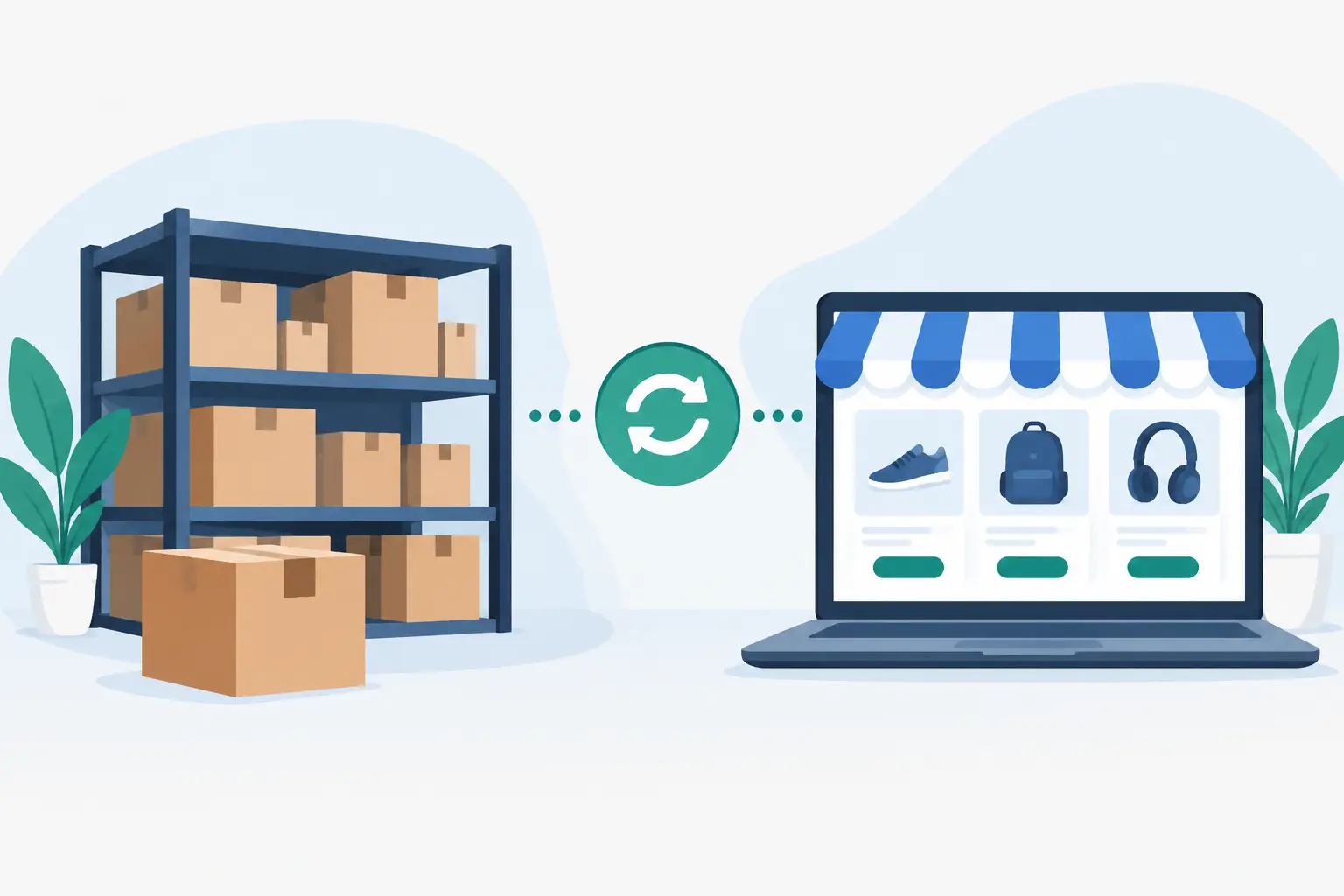 Voorraad koppelen aan webshop zonder gedoe